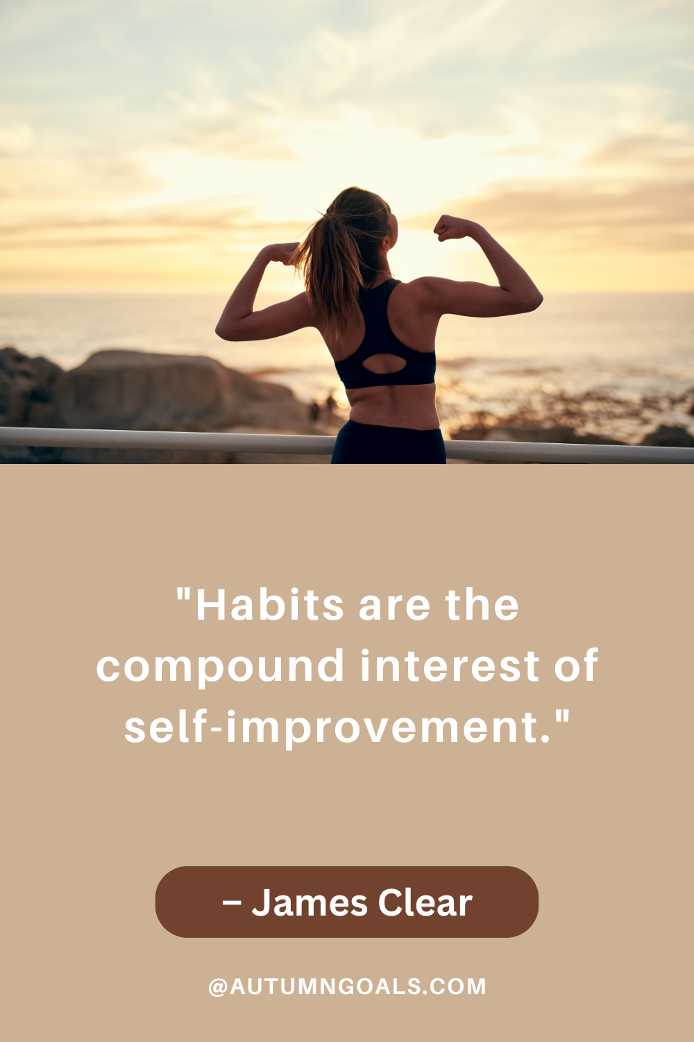 Habits are the compound interest of self-improvement