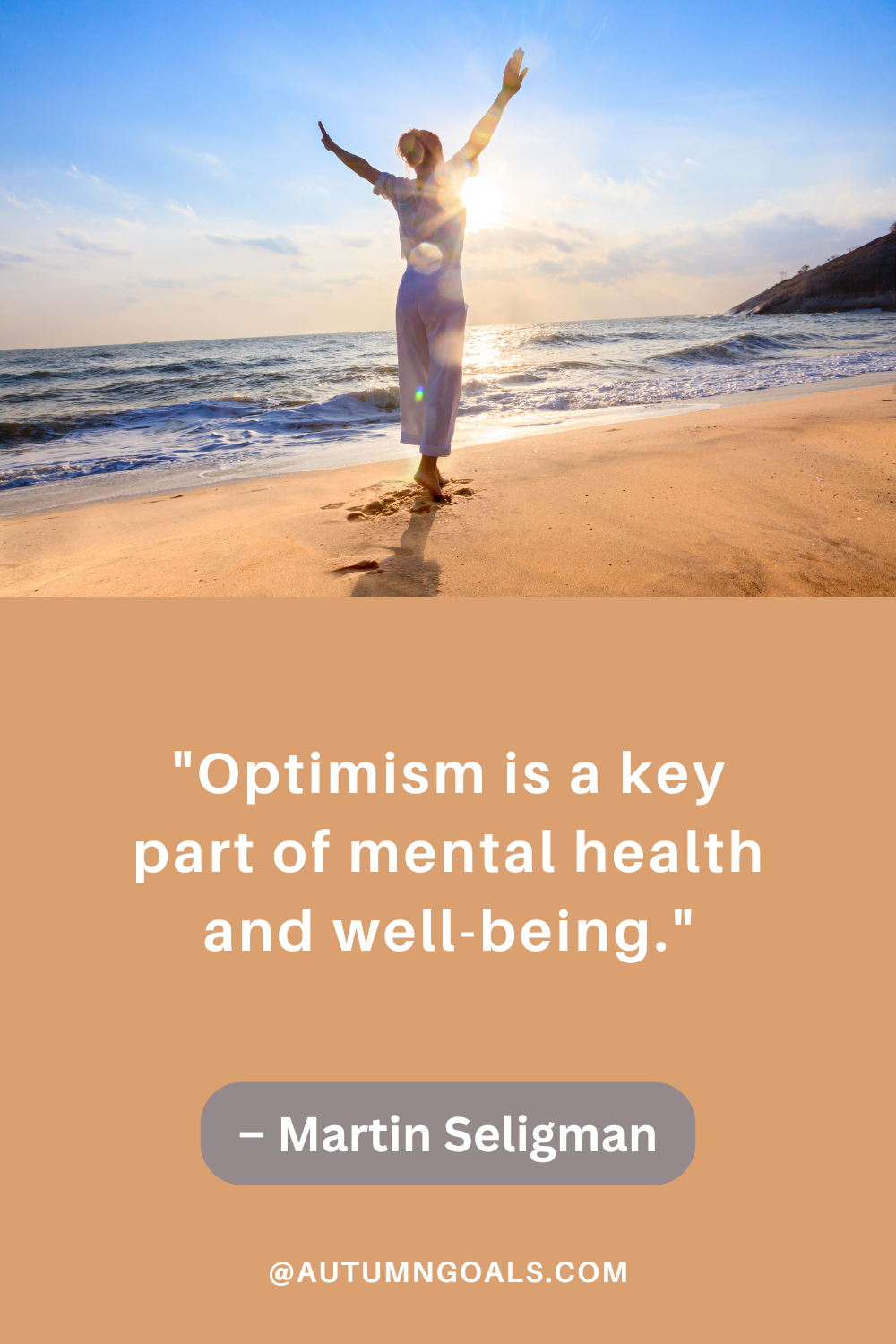 Optimism is a key part of mental health and well-being