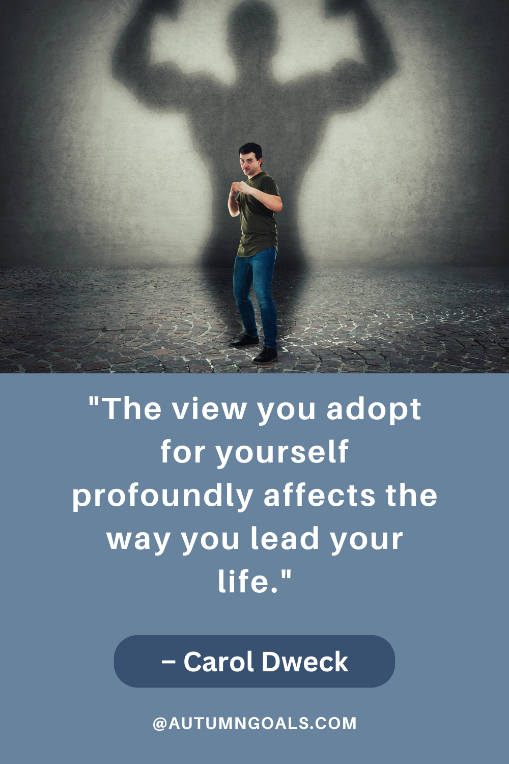 "The view you adopt for yourself profoundly affects the way you lead your life." – Carol Dweck